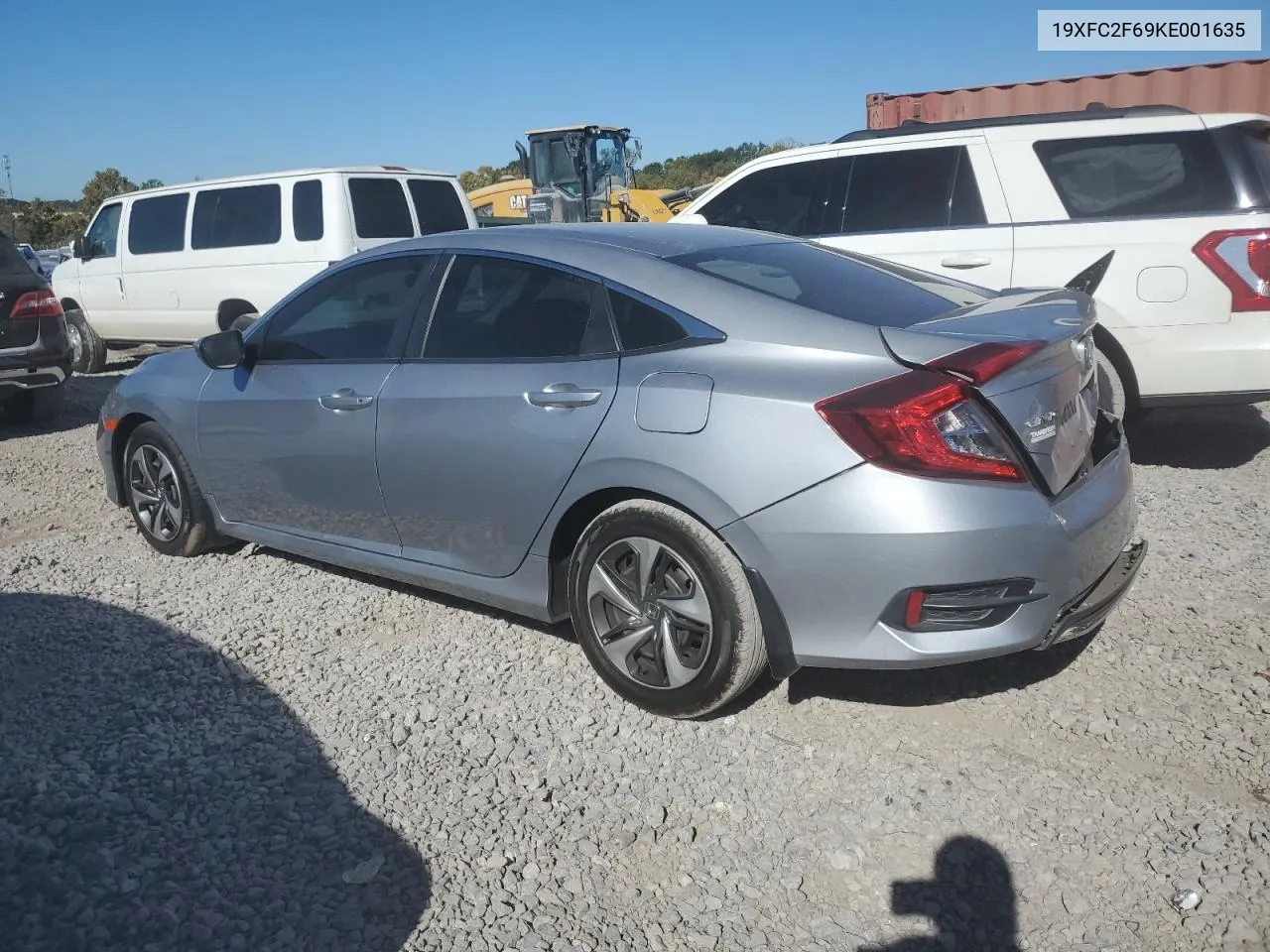 19XFC2F69KE001635 2019 Honda Civic Lx