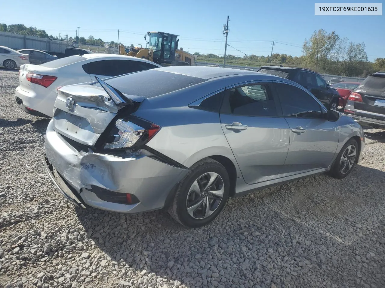 19XFC2F69KE001635 2019 Honda Civic Lx