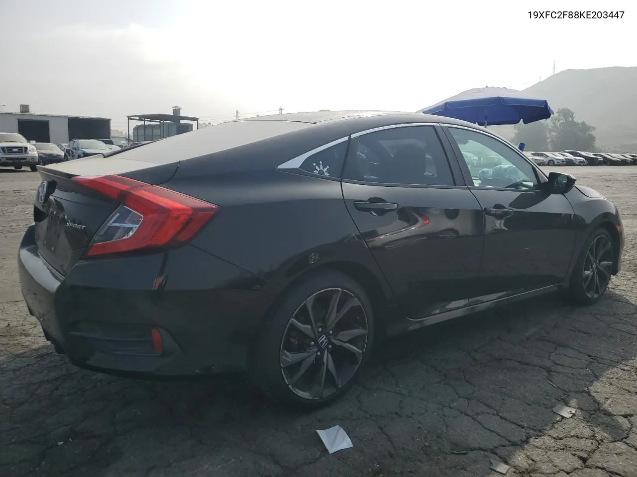 2019 Honda Civic Sport VIN: 19XFC2F88KE203447 Lot: 76620454