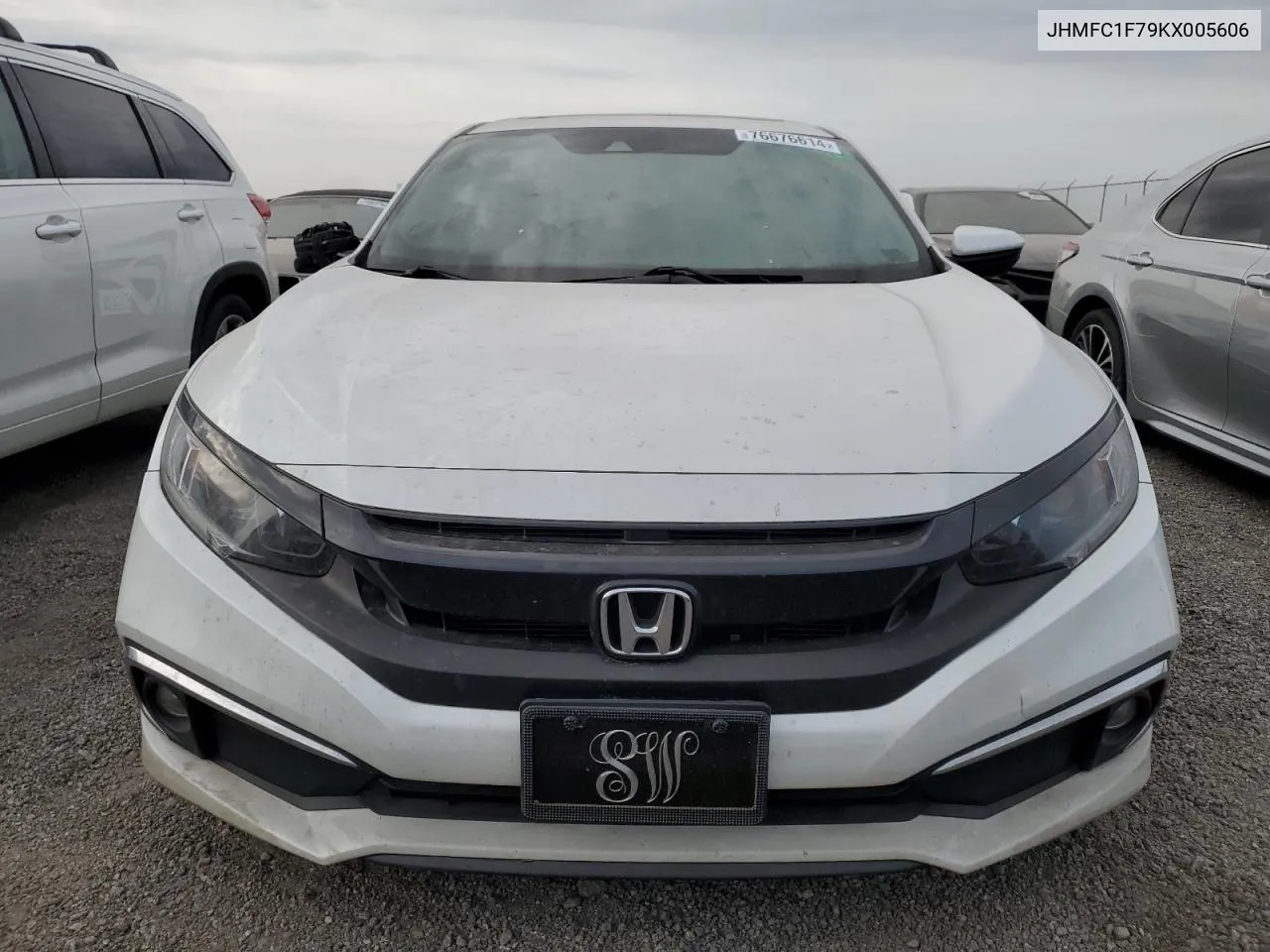 2019 Honda Civic Exl VIN: JHMFC1F79KX005606 Lot: 76676614