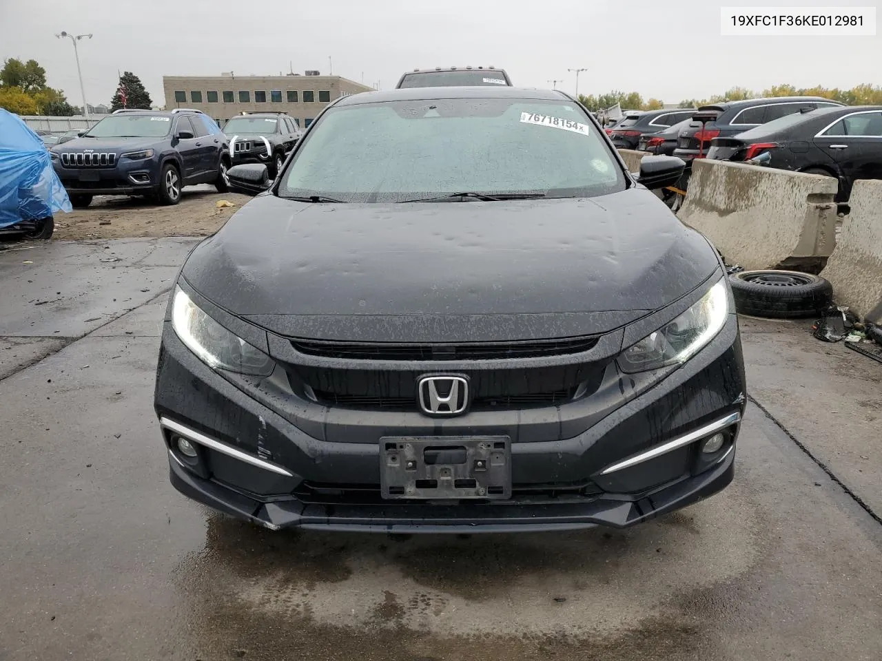 2019 Honda Civic Ex VIN: 19XFC1F36KE012981 Lot: 76718154