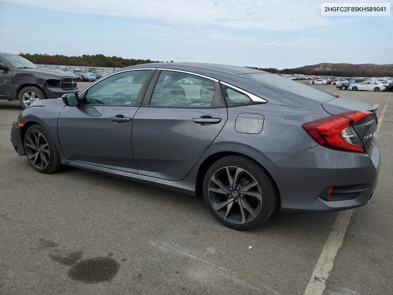 2019 Honda Civic Sport VIN: 2HGFC2F85KH589041 Lot: 76799154