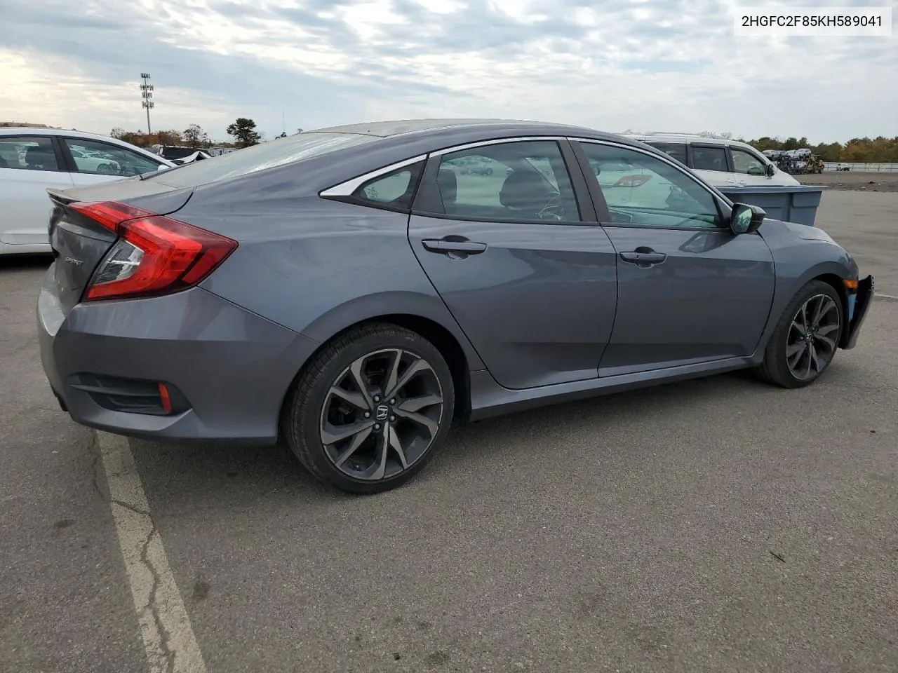 2019 Honda Civic Sport VIN: 2HGFC2F85KH589041 Lot: 76799154