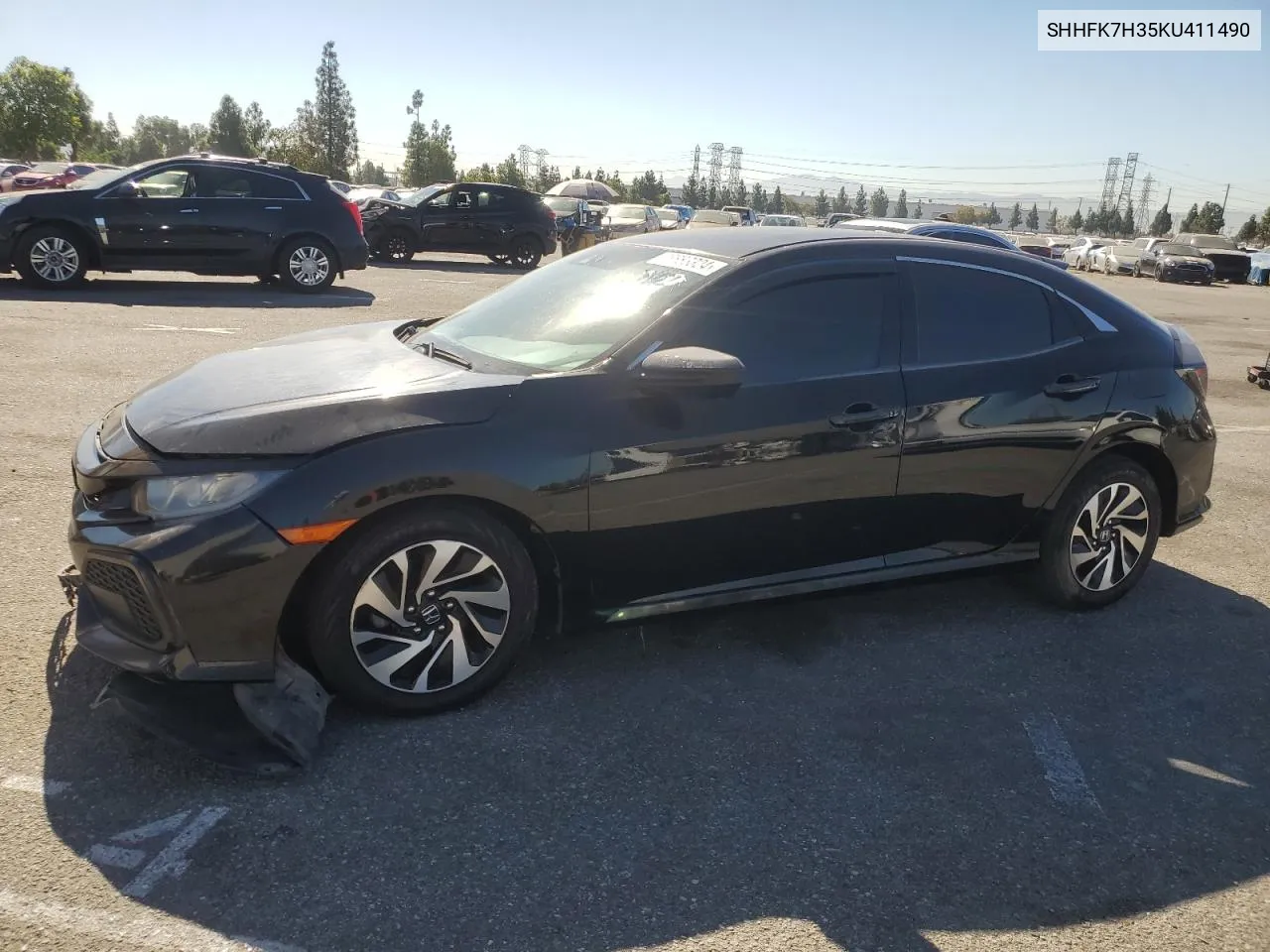 2019 Honda Civic Lx VIN: SHHFK7H35KU411490 Lot: 76883324