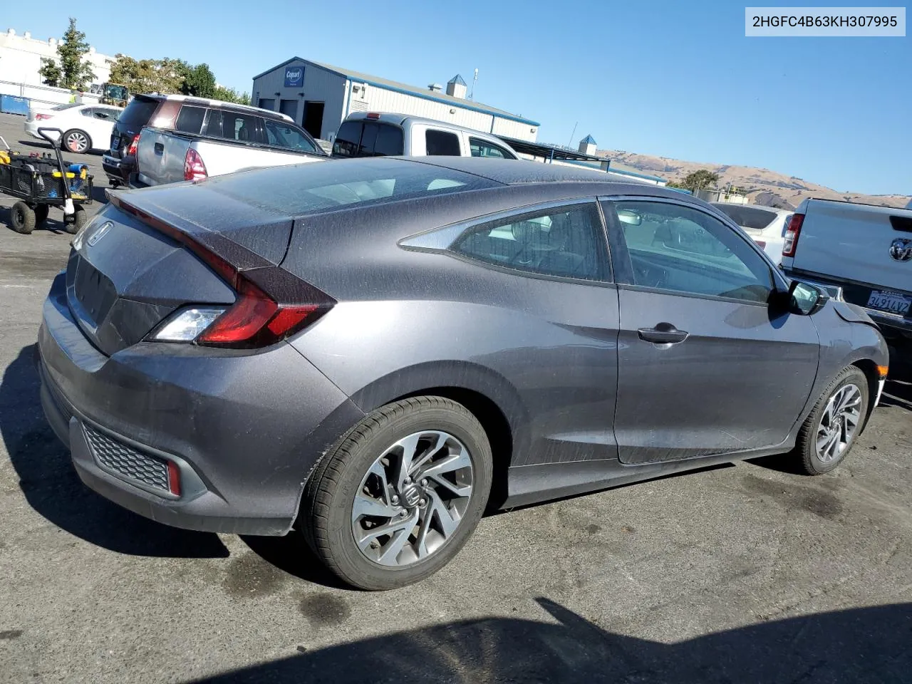 2019 Honda Civic Lx VIN: 2HGFC4B63KH307995 Lot: 76884554