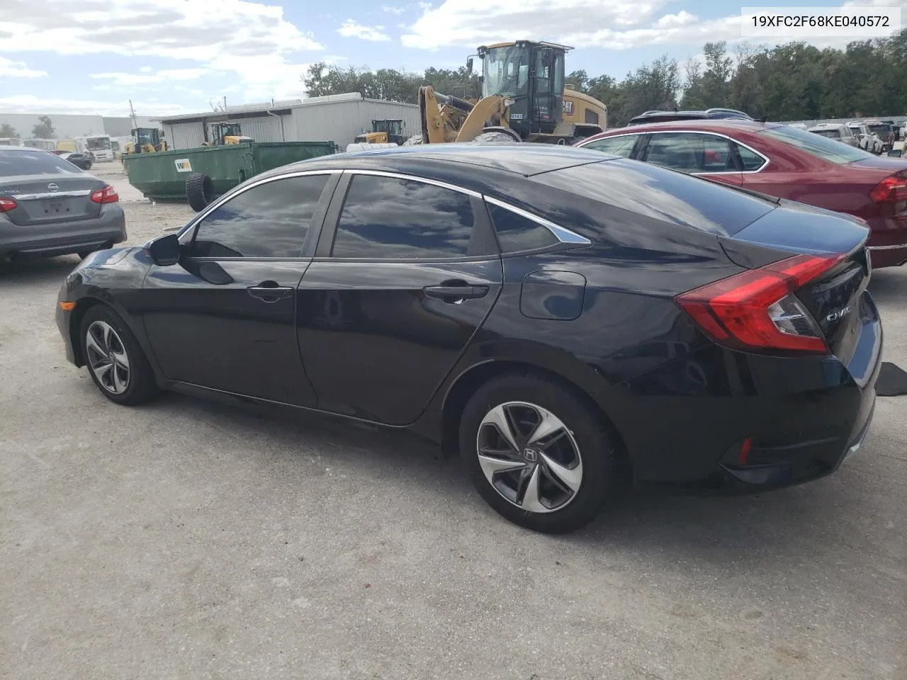 2019 Honda Civic Lx VIN: 19XFC2F68KE040572 Lot: 76894904