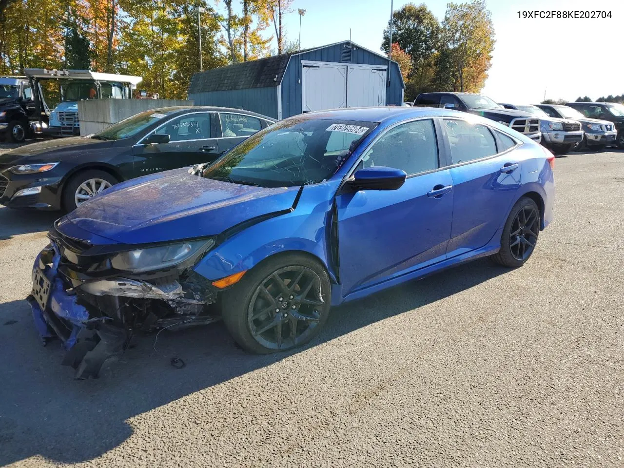 2019 Honda Civic Sport VIN: 19XFC2F88KE202704 Lot: 76929504