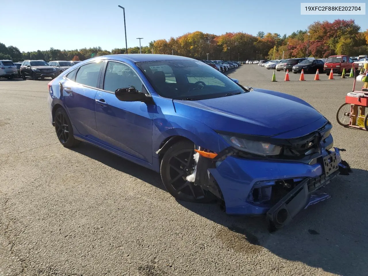 2019 Honda Civic Sport VIN: 19XFC2F88KE202704 Lot: 76929504