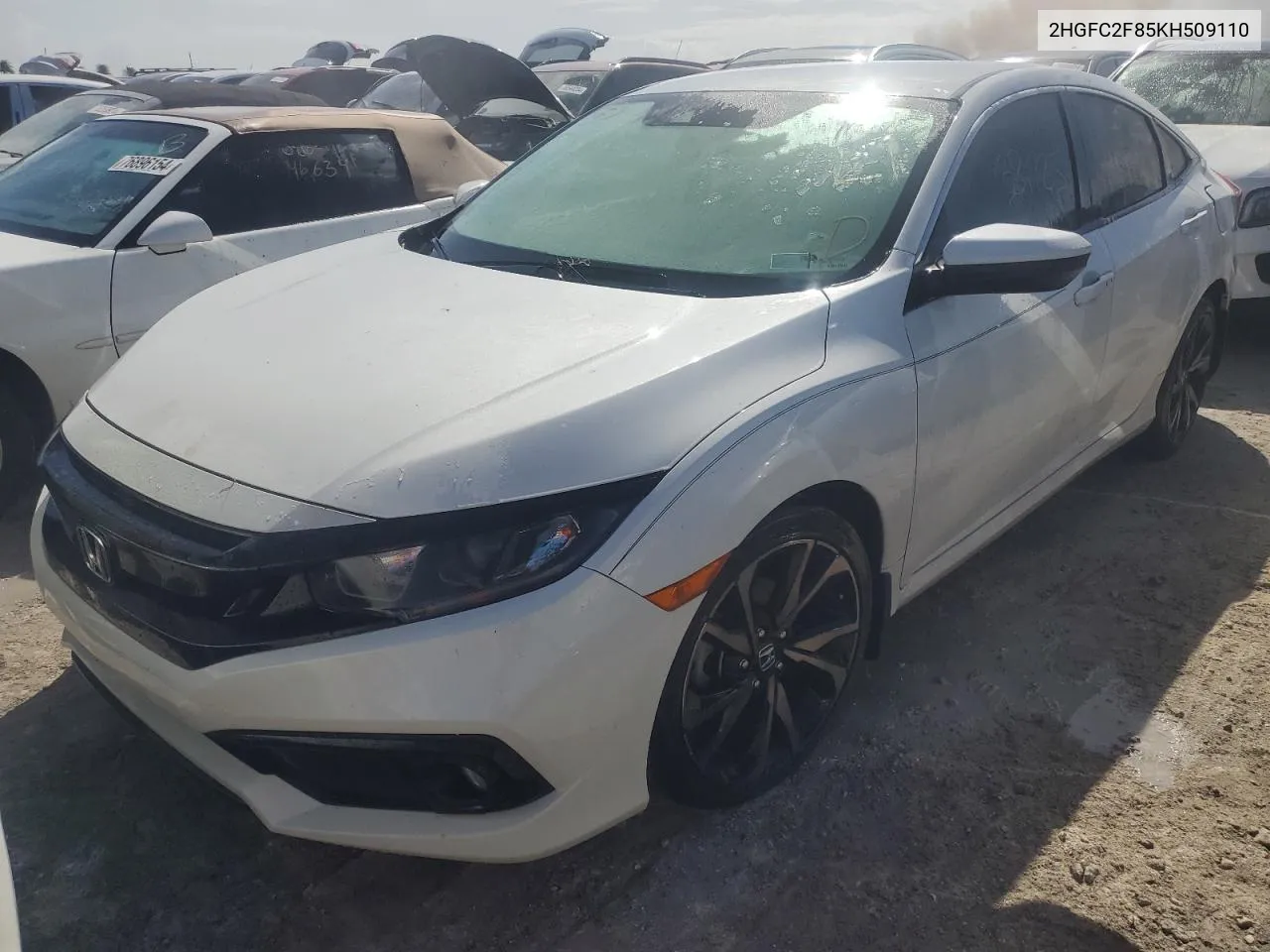 2019 Honda Civic Sport VIN: 2HGFC2F85KH509110 Lot: 76995274