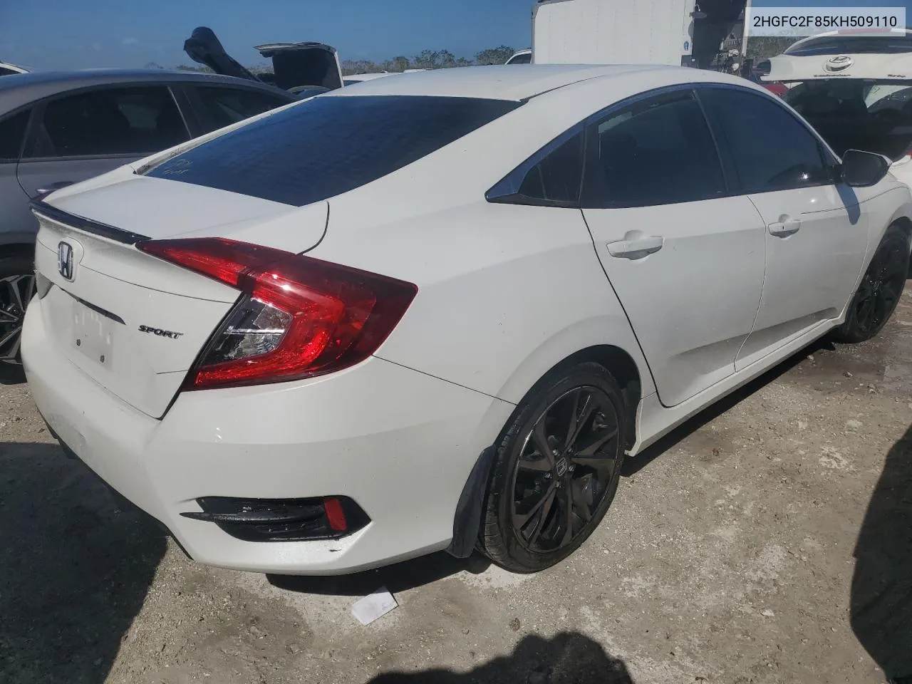 2019 Honda Civic Sport VIN: 2HGFC2F85KH509110 Lot: 76995274