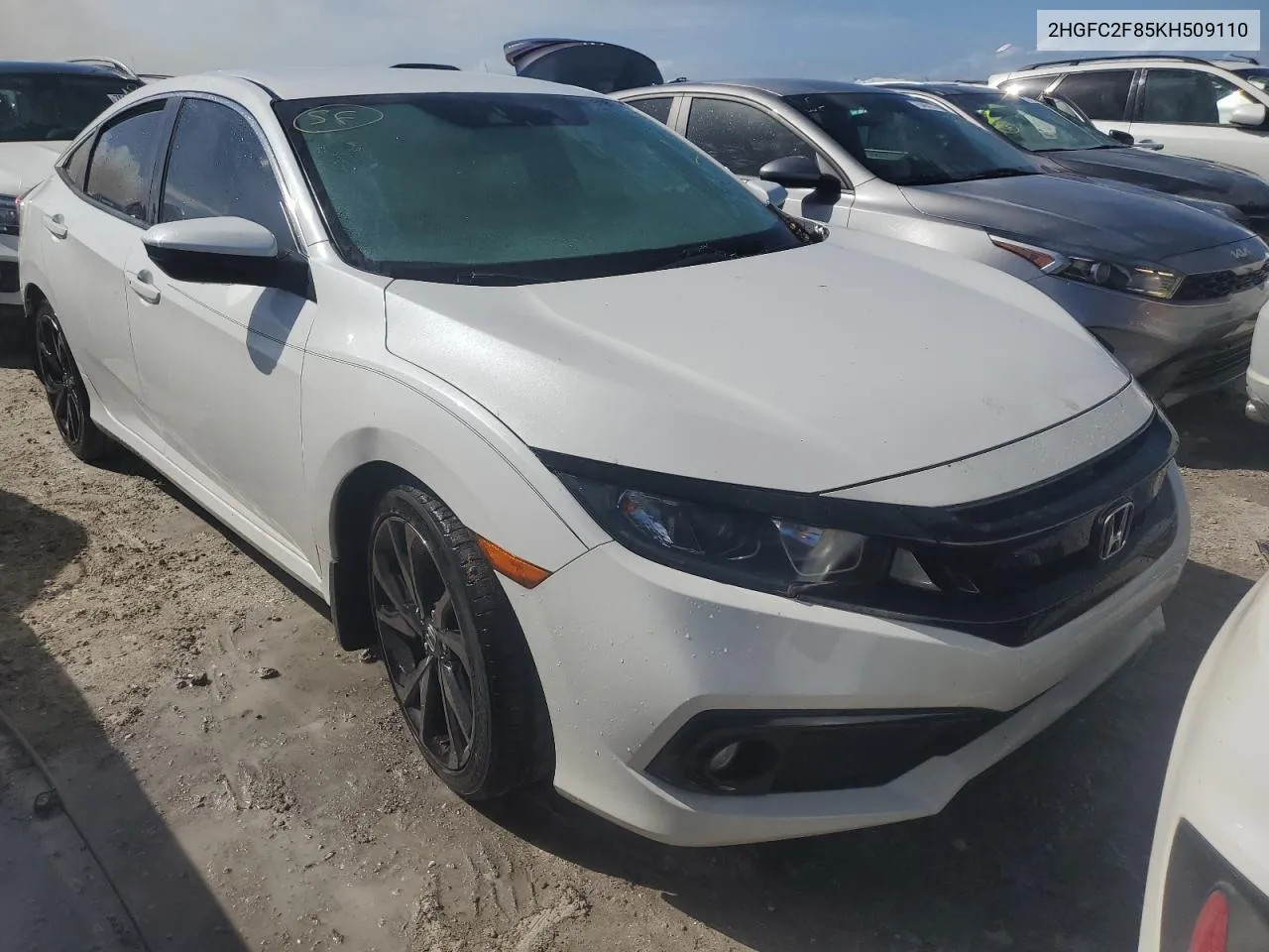 2019 Honda Civic Sport VIN: 2HGFC2F85KH509110 Lot: 76995274