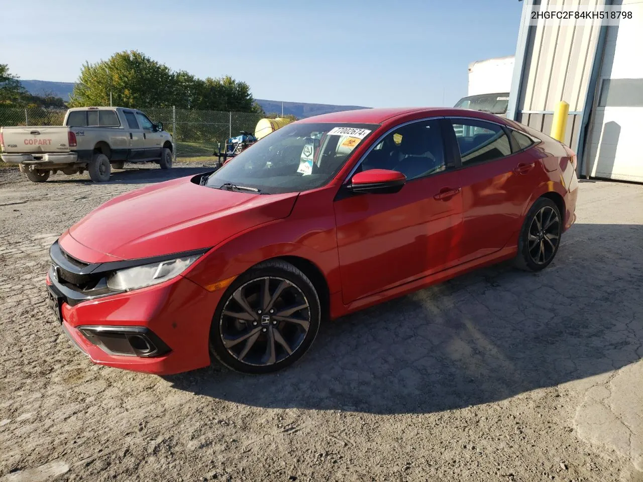 2019 Honda Civic Sport VIN: 2HGFC2F84KH518798 Lot: 77002674