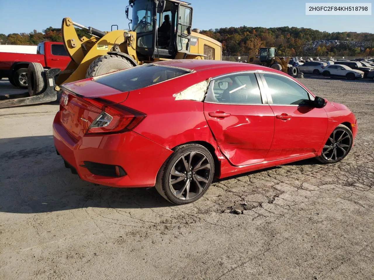 2019 Honda Civic Sport VIN: 2HGFC2F84KH518798 Lot: 77002674