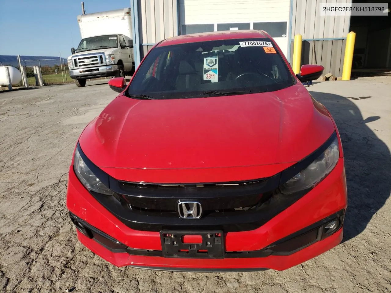 2HGFC2F84KH518798 2019 Honda Civic Sport