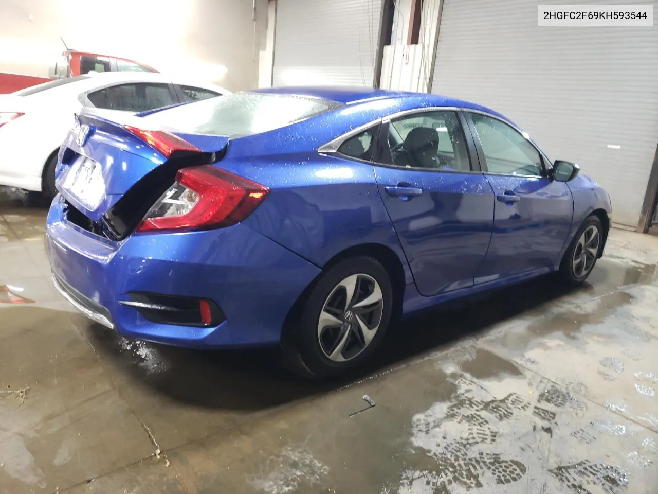 2019 Honda Civic Lx VIN: 2HGFC2F69KH593544 Lot: 77029644