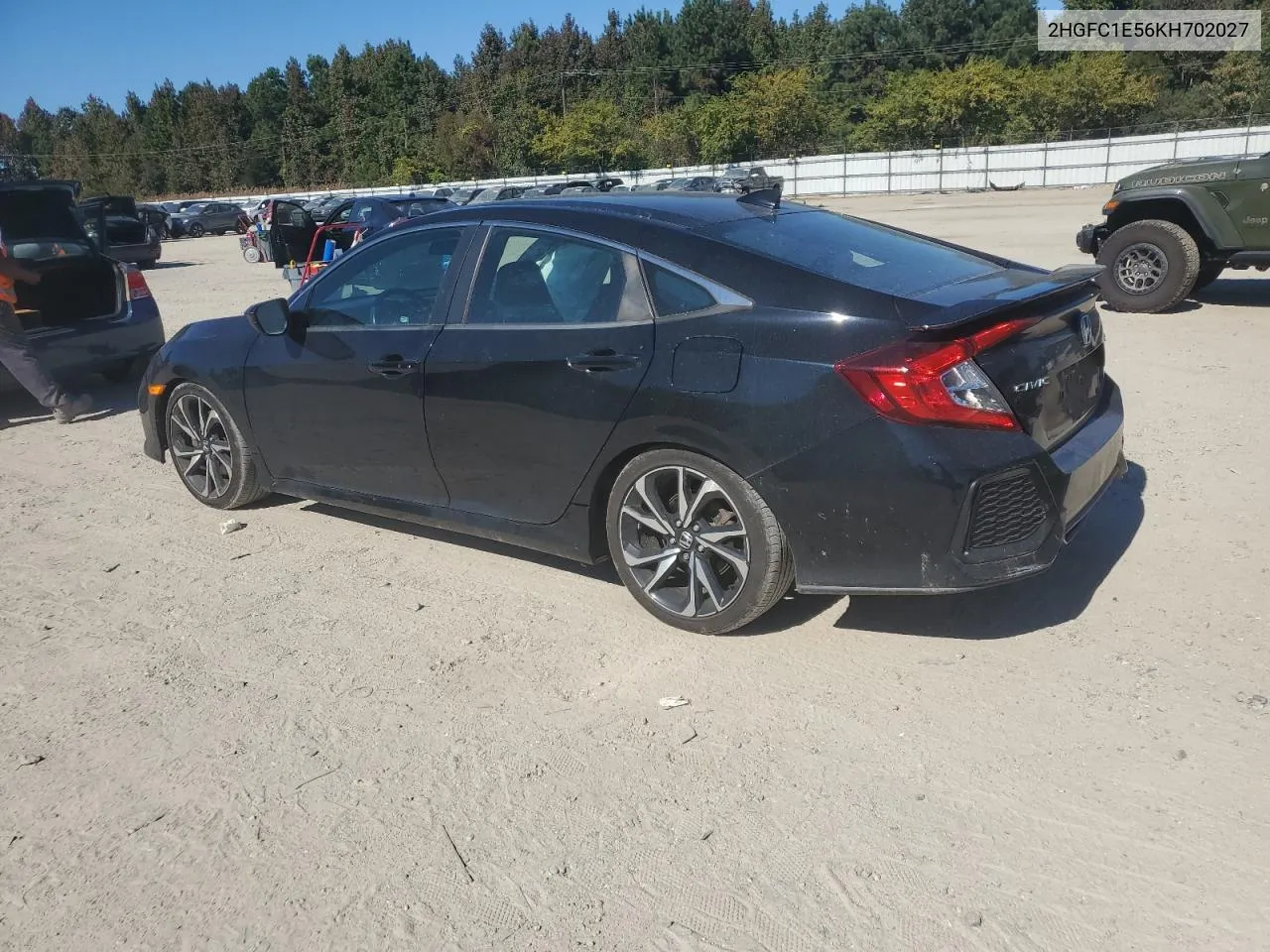 2019 Honda Civic Si VIN: 2HGFC1E56KH702027 Lot: 77141224