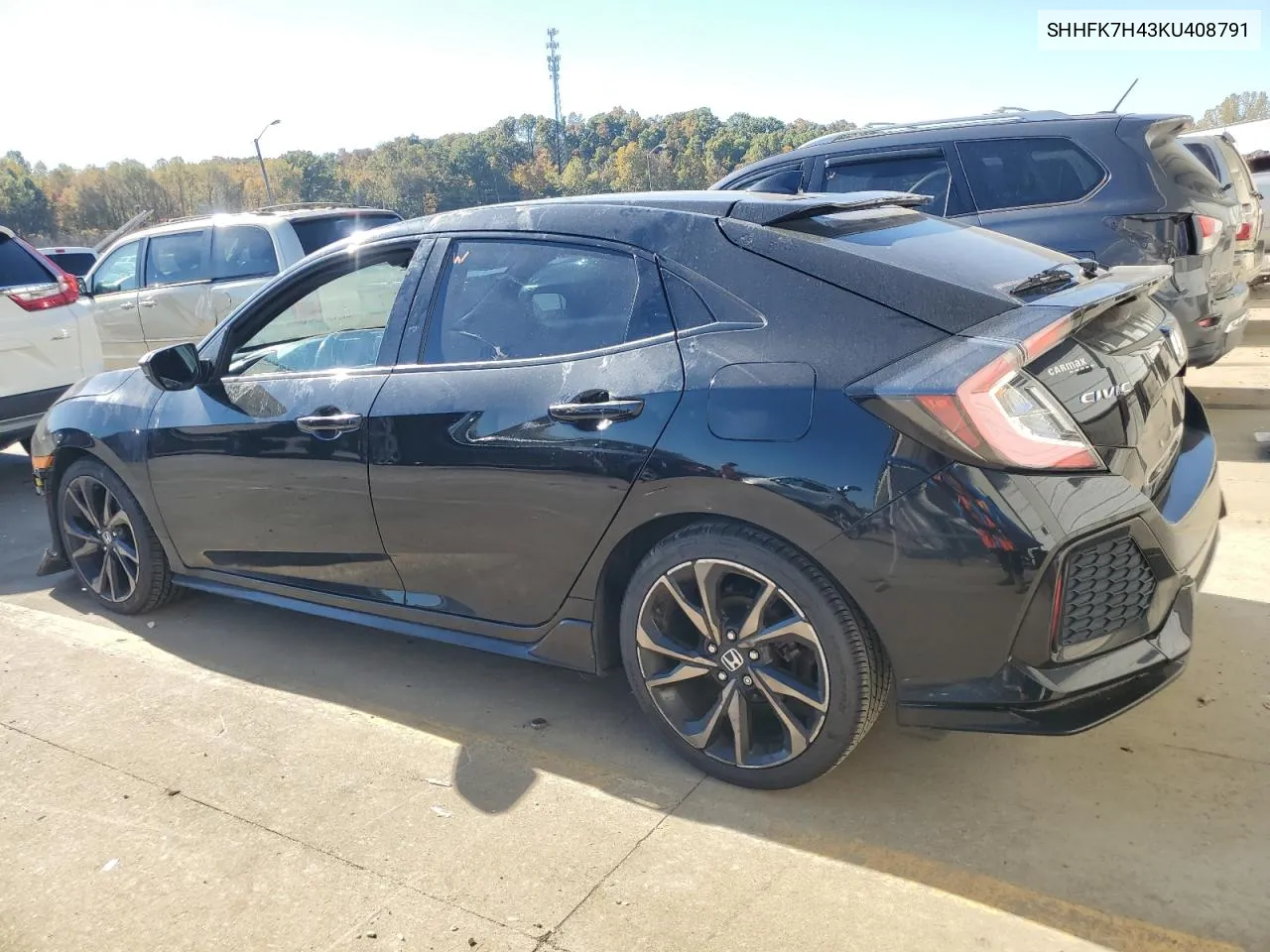 2019 Honda Civic Sport VIN: SHHFK7H43KU408791 Lot: 77184994