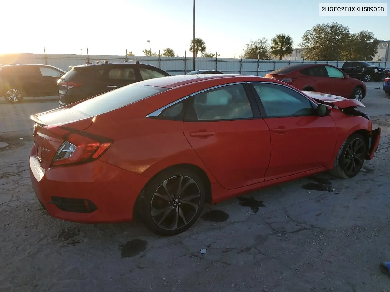 2019 Honda Civic Sport VIN: 2HGFC2F8XKH509068 Lot: 77368394