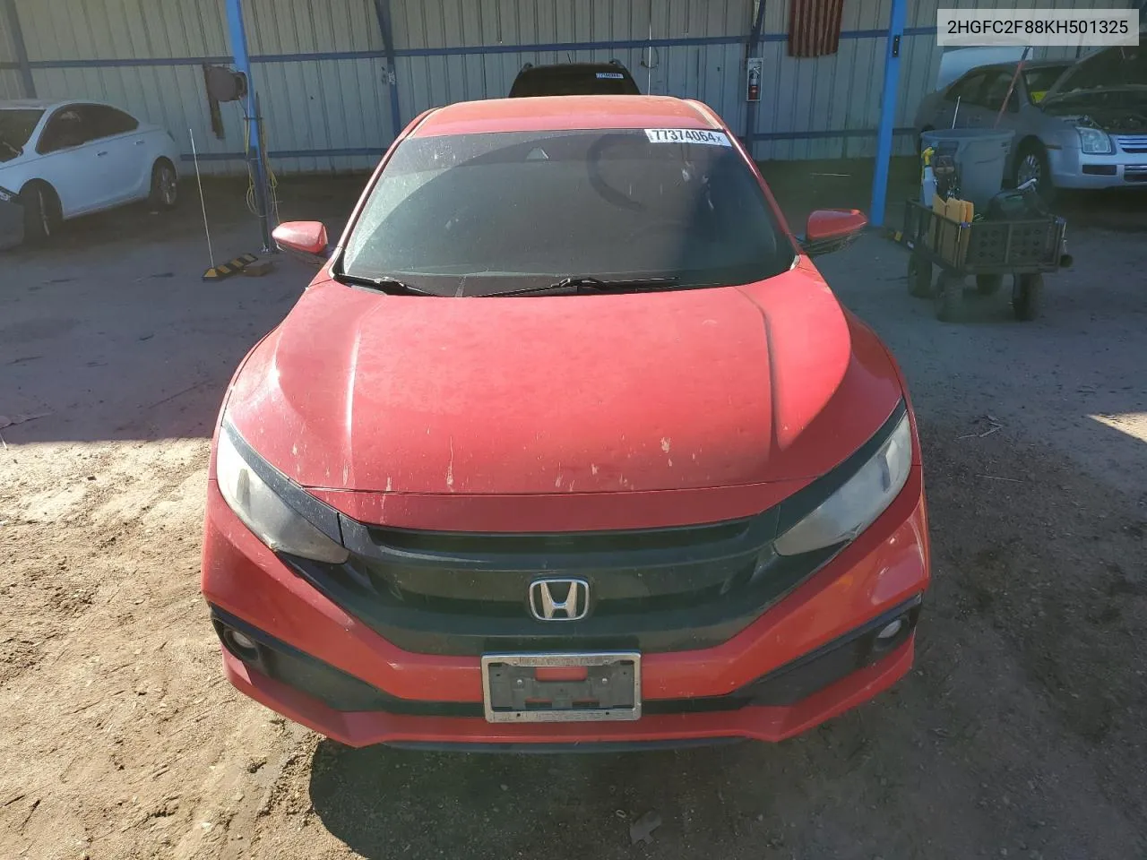 2019 Honda Civic Sport VIN: 2HGFC2F88KH501325 Lot: 77374064