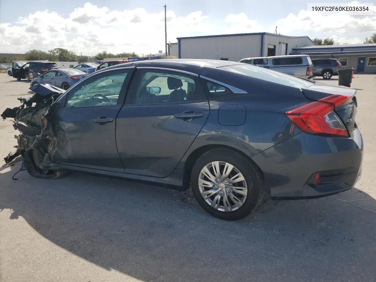 2019 Honda Civic Lx VIN: 19XFC2F60KE036354 Lot: 77396024