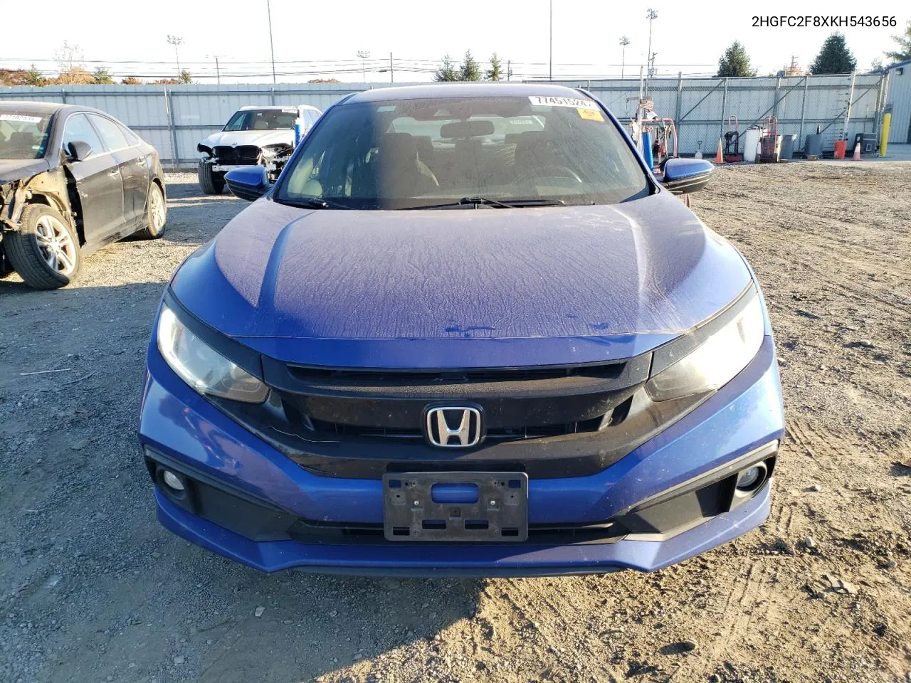 2019 Honda Civic Sport VIN: 2HGFC2F8XKH543656 Lot: 77451524