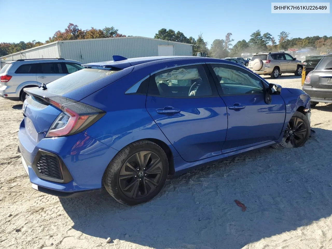 2019 Honda Civic Ex VIN: SHHFK7H61KU226489 Lot: 77731264