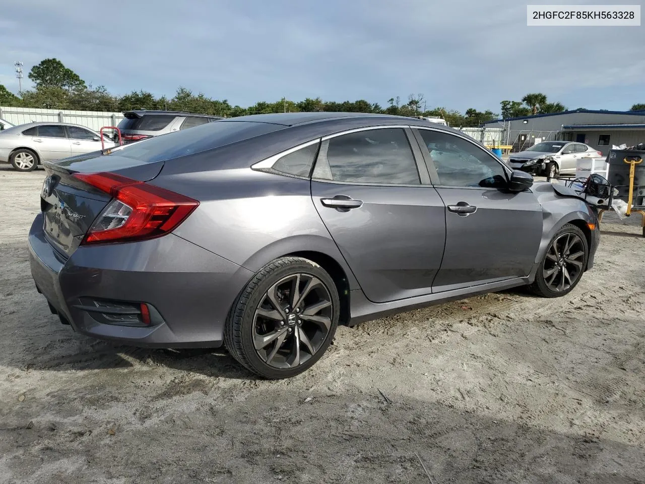 2019 Honda Civic Sport VIN: 2HGFC2F85KH563328 Lot: 77790244