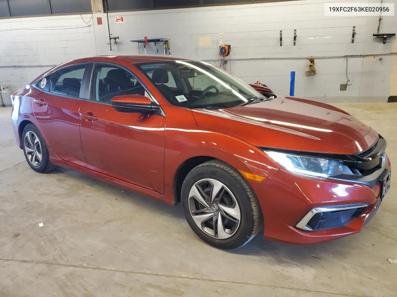 2019 Honda Civic Lx VIN: 19XFC2F63KE020956 Lot: 77860334