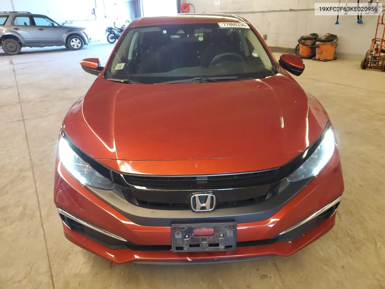 2019 Honda Civic Lx VIN: 19XFC2F63KE020956 Lot: 77860334