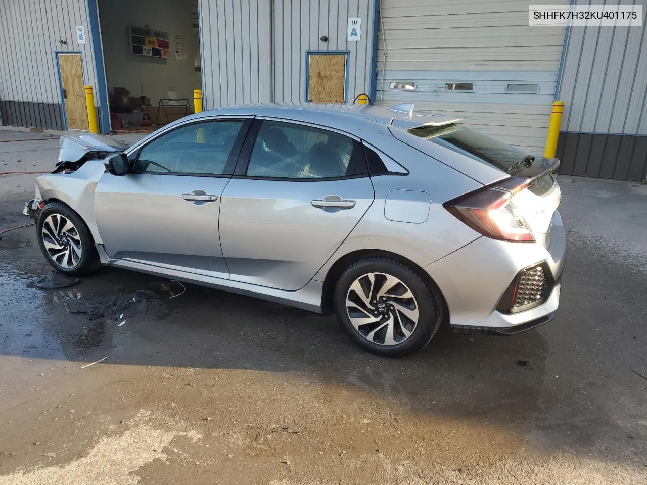 2019 Honda Civic Lx VIN: SHHFK7H32KU401175 Lot: 77882494