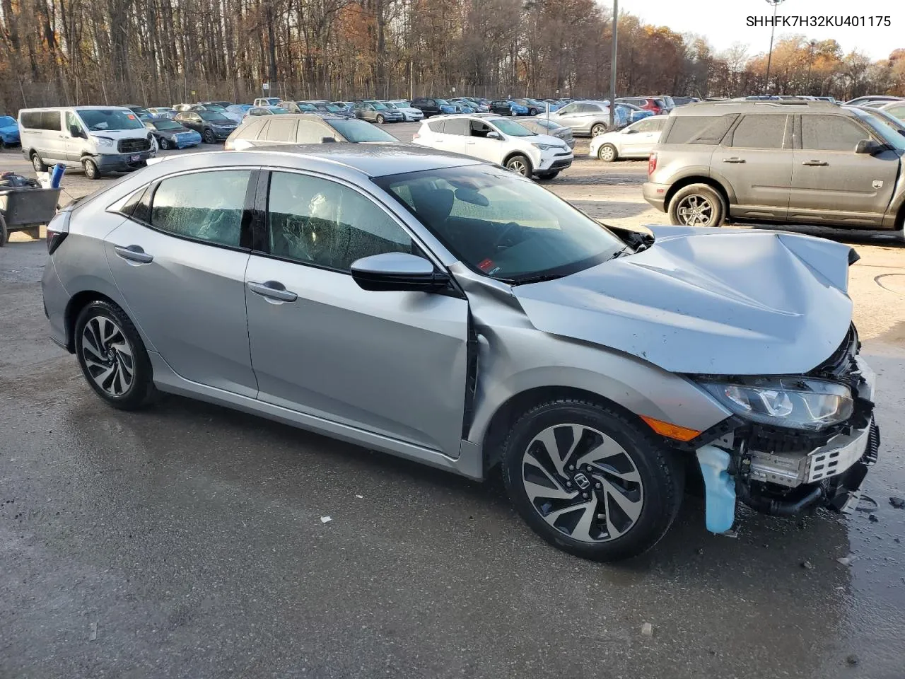 2019 Honda Civic Lx VIN: SHHFK7H32KU401175 Lot: 77882494