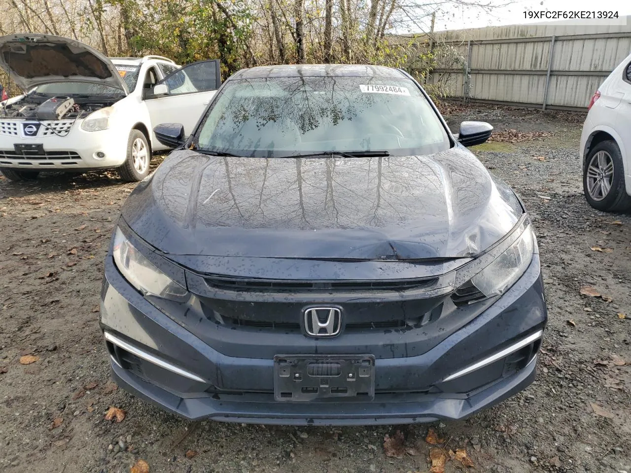 2019 Honda Civic Lx VIN: 19XFC2F62KE213924 Lot: 77992484