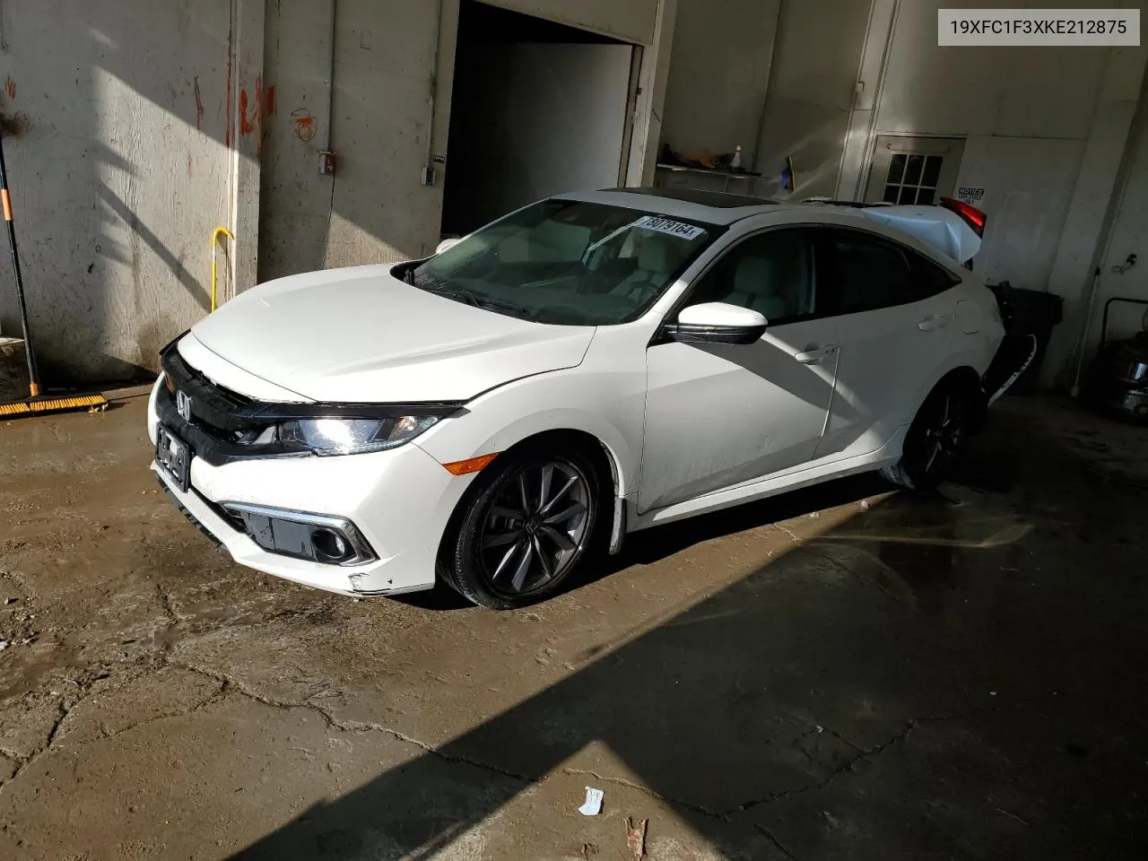 2019 Honda Civic Ex VIN: 19XFC1F3XKE212875 Lot: 78079164