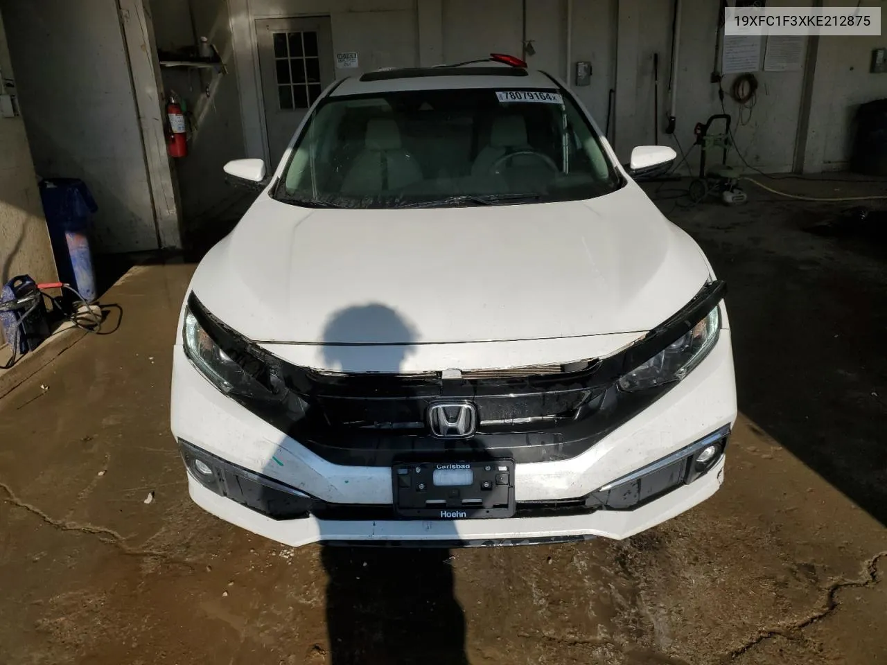 2019 Honda Civic Ex VIN: 19XFC1F3XKE212875 Lot: 78079164