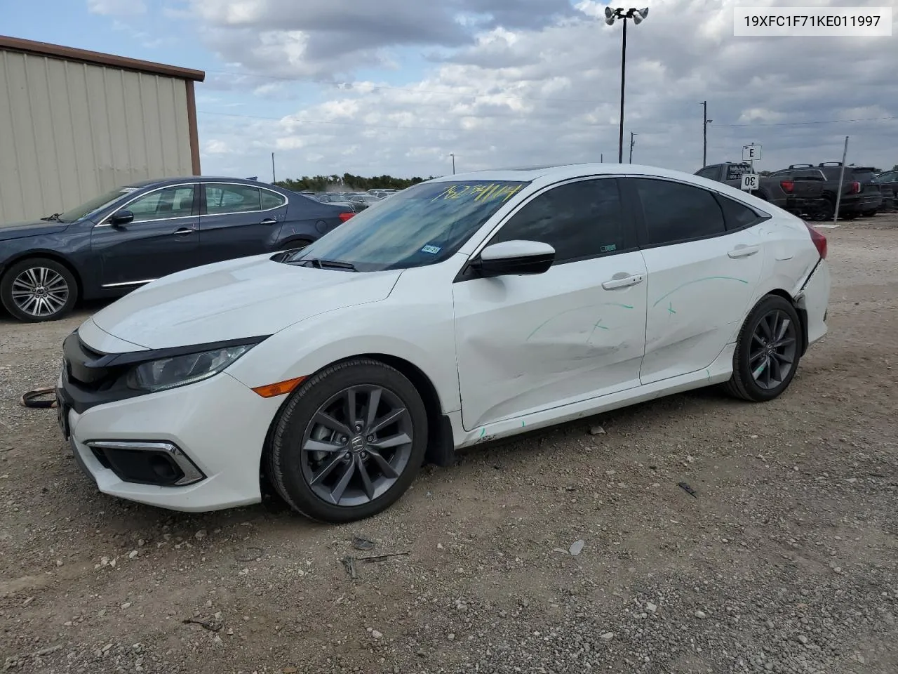 2019 Honda Civic Exl VIN: 19XFC1F71KE011997 Lot: 78234114