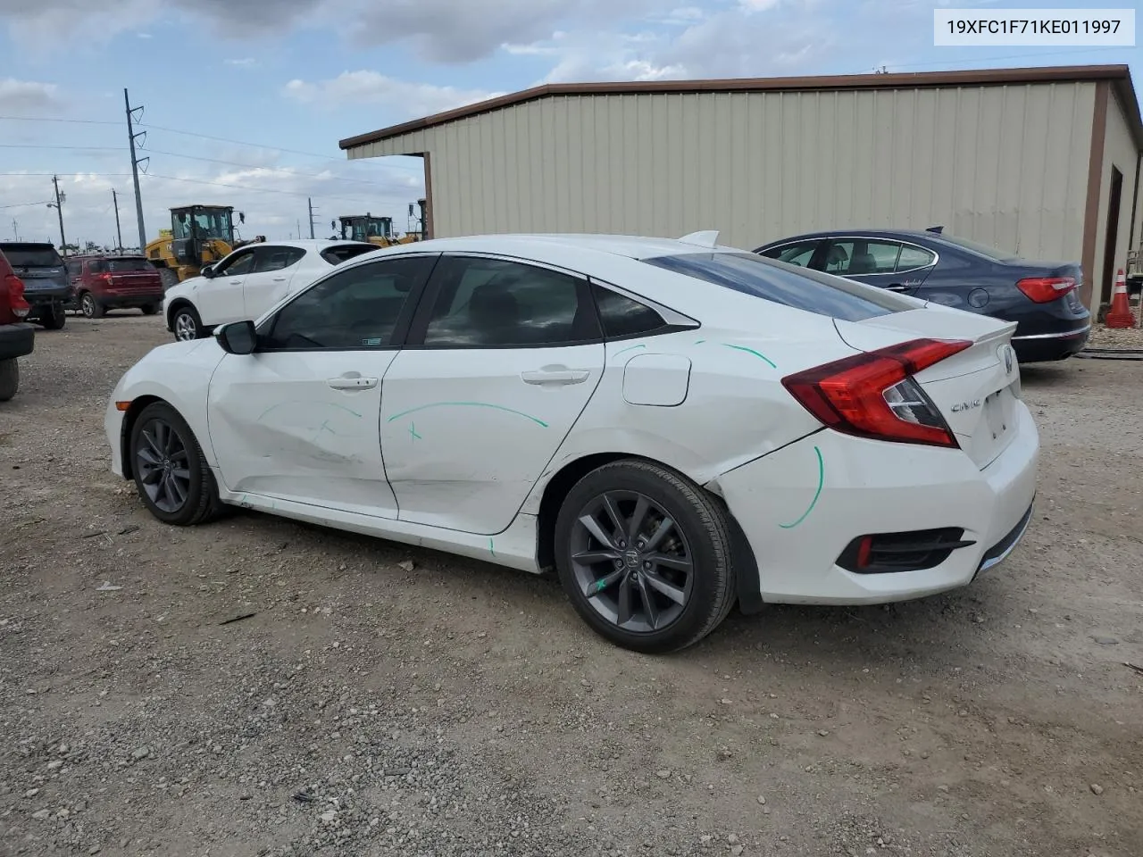 2019 Honda Civic Exl VIN: 19XFC1F71KE011997 Lot: 78234114