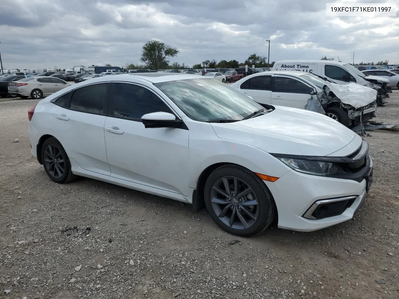 2019 Honda Civic Exl VIN: 19XFC1F71KE011997 Lot: 78234114