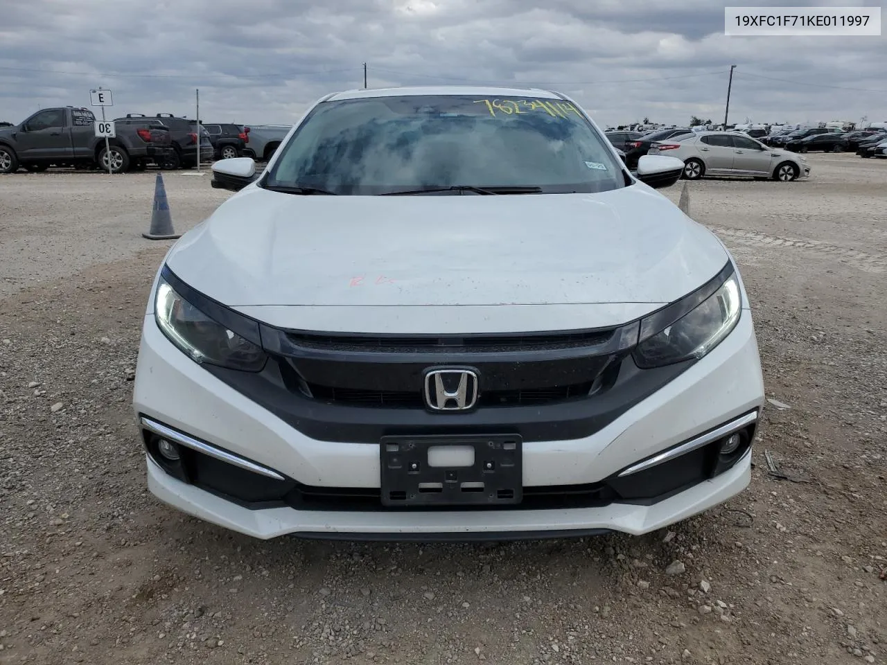 2019 Honda Civic Exl VIN: 19XFC1F71KE011997 Lot: 78234114