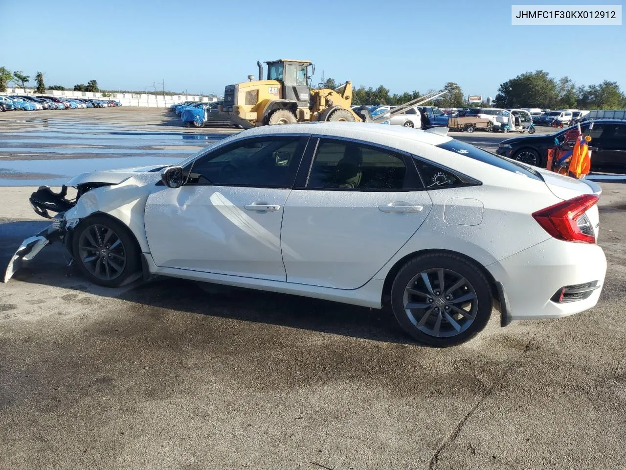 2019 Honda Civic Ex VIN: JHMFC1F30KX012912 Lot: 78285934