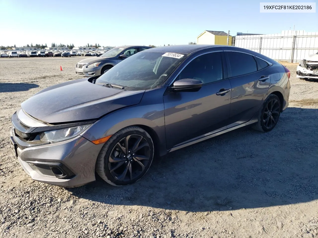 2019 Honda Civic Sport VIN: 19XFC2F81KE202186 Lot: 78319634