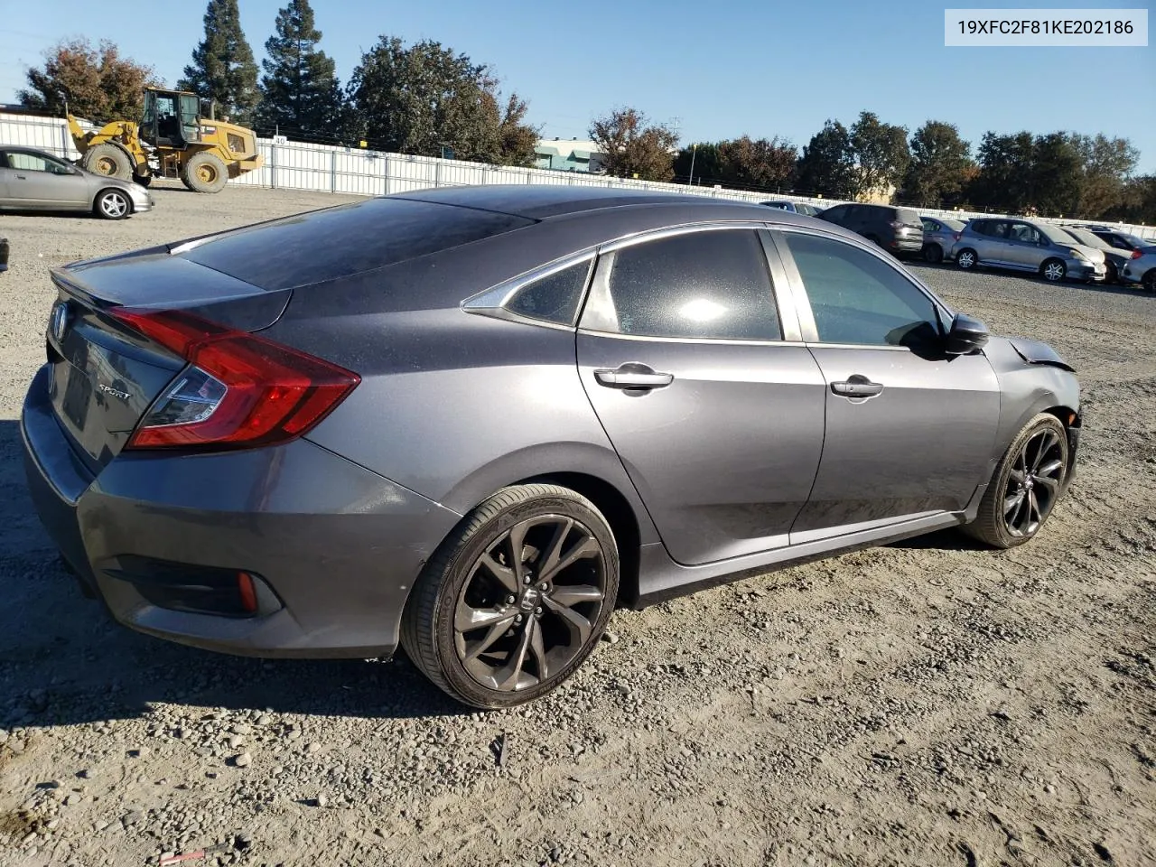 2019 Honda Civic Sport VIN: 19XFC2F81KE202186 Lot: 78319634