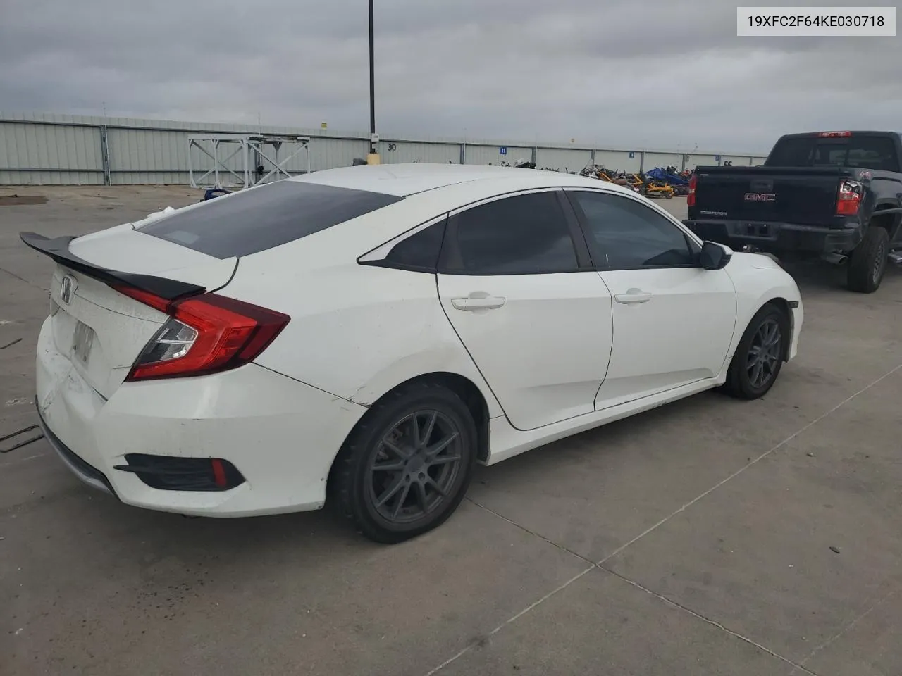 2019 Honda Civic Lx VIN: 19XFC2F64KE030718 Lot: 78430674