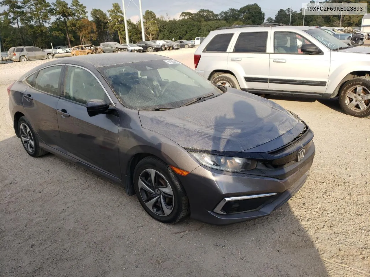 2019 Honda Civic Lx VIN: 19XFC2F69KE023893 Lot: 78486944