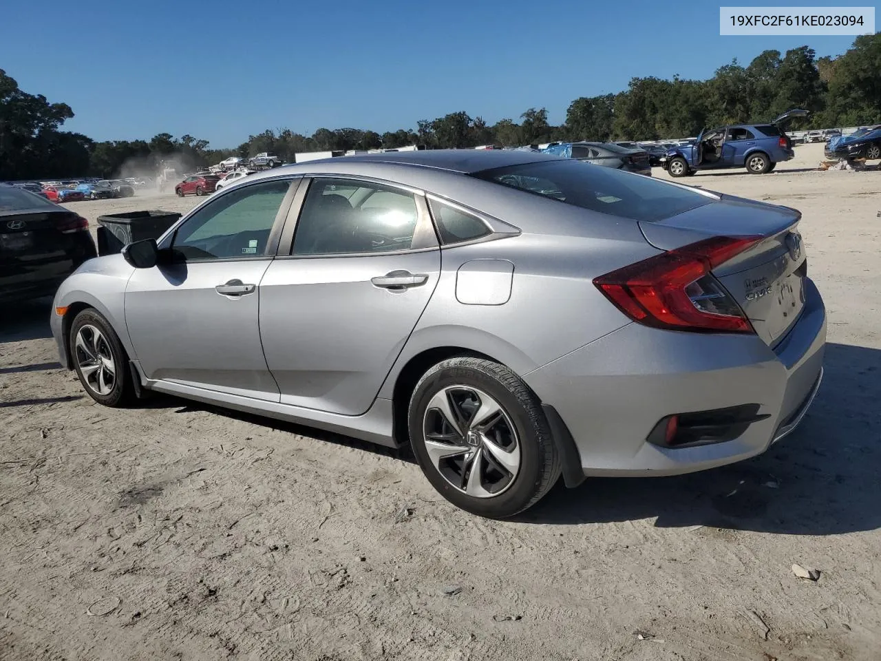 2019 Honda Civic Lx VIN: 19XFC2F61KE023094 Lot: 78903334