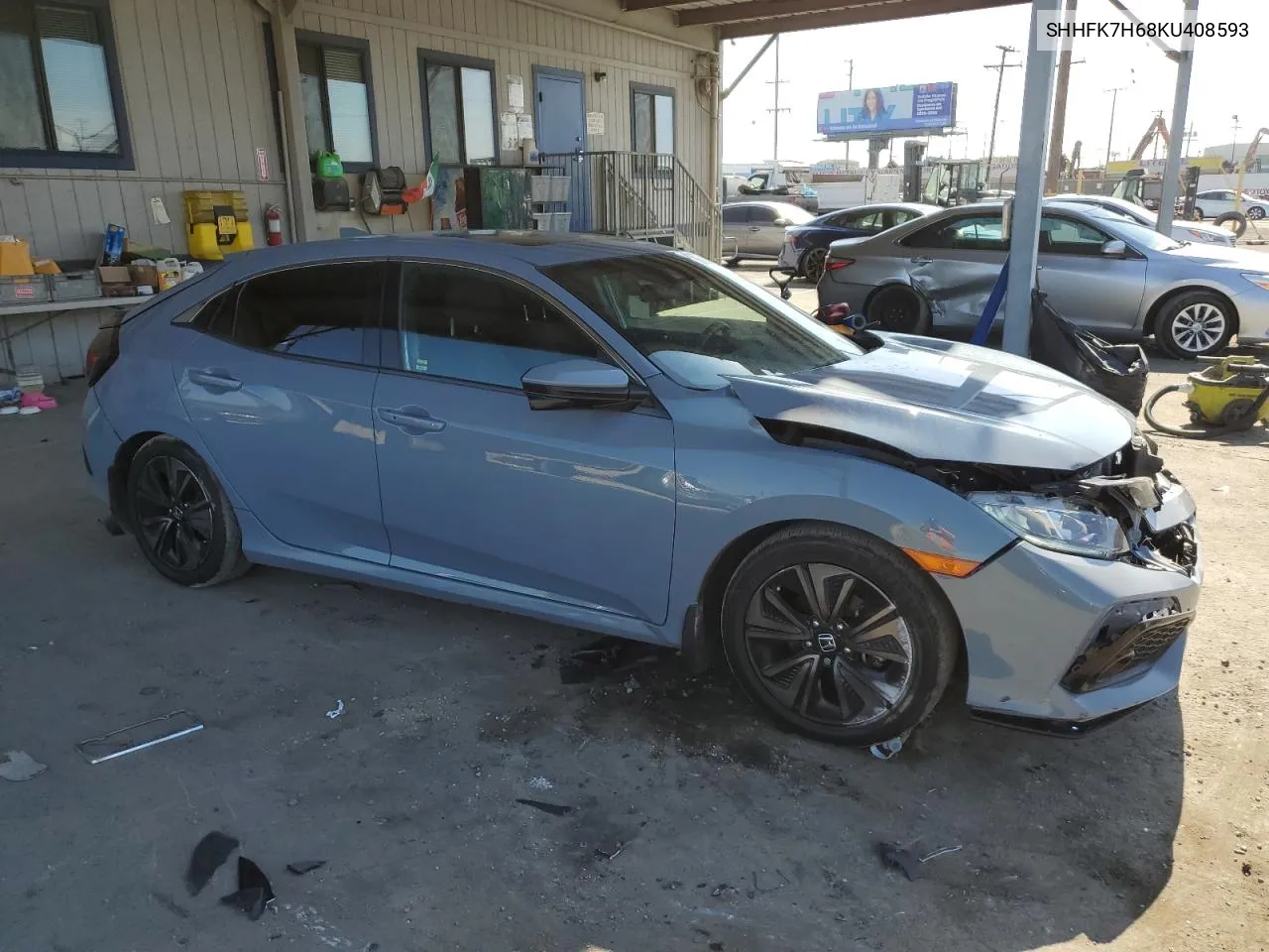 2019 Honda Civic Ex VIN: SHHFK7H68KU408593 Lot: 78912034