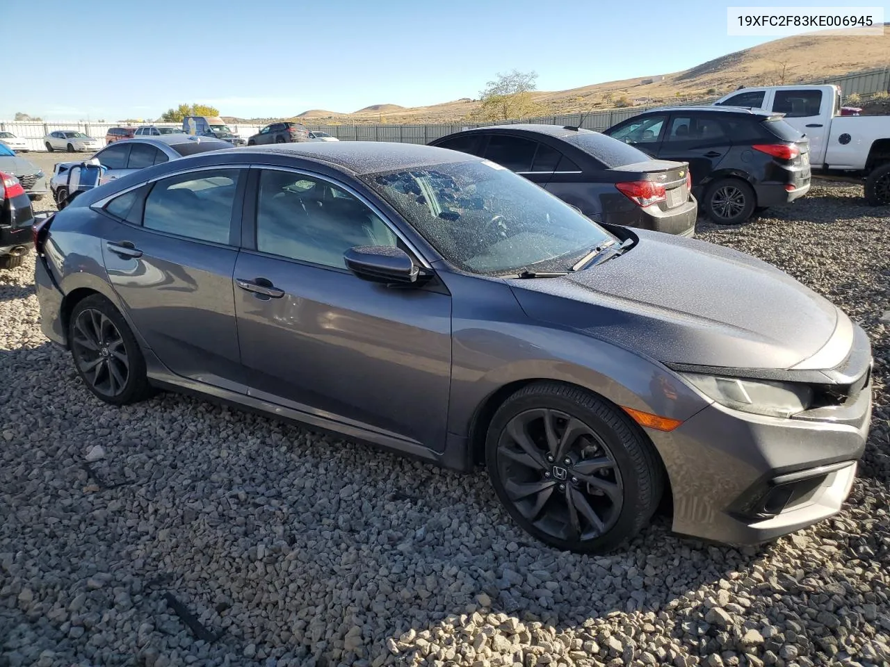 2019 Honda Civic Sport VIN: 19XFC2F83KE006945 Lot: 78914414