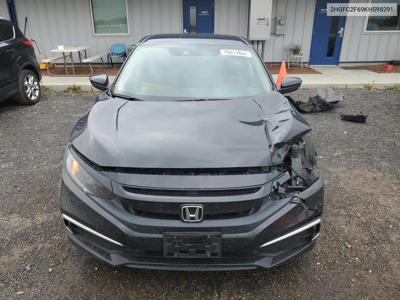 2019 Honda Civic Lx VIN: 2HGFC2F69KH598291 Lot: 79011864