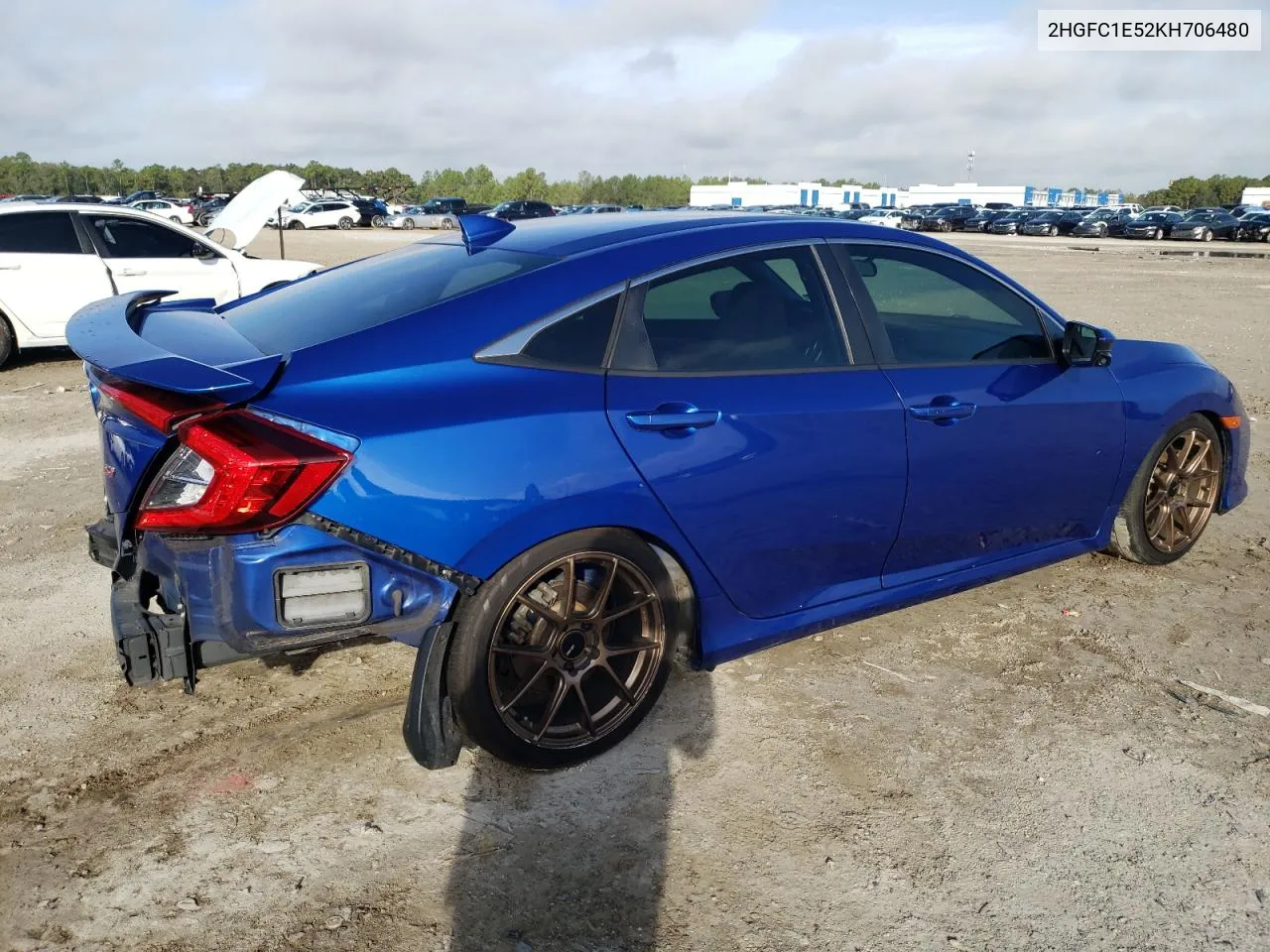 2019 Honda Civic Si VIN: 2HGFC1E52KH706480 Lot: 79048914