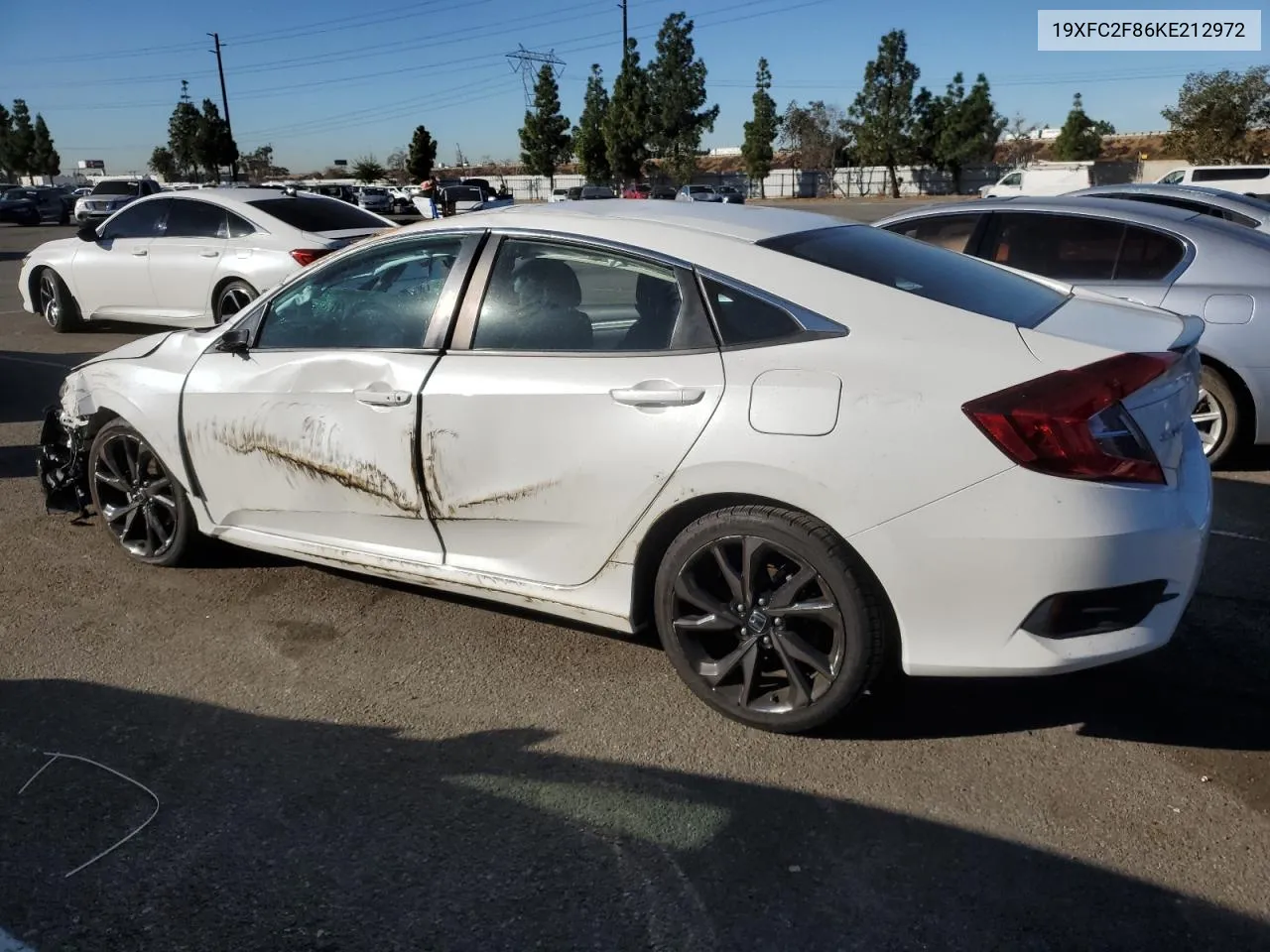 2019 Honda Civic Sport VIN: 19XFC2F86KE212972 Lot: 79320874