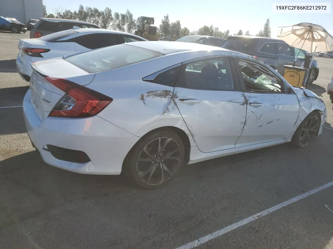 2019 Honda Civic Sport VIN: 19XFC2F86KE212972 Lot: 79320874